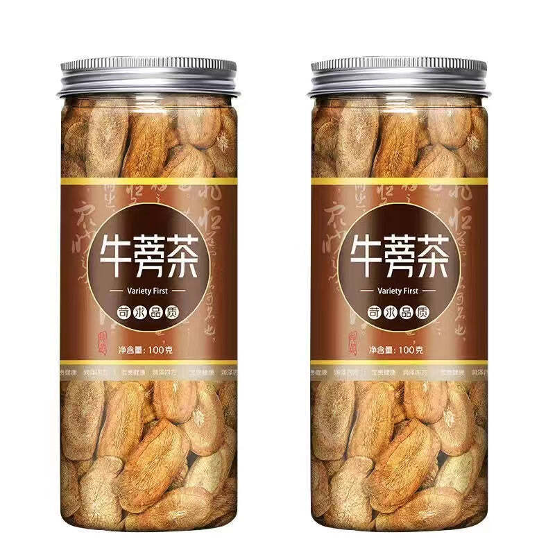 200g Burdock Herbal Tea Chinese Dry Burdock Herbs Tea Burdock Roots Can Package Main image