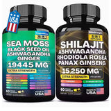 Multivitamin & Shilajit Power Combo Dynamic Vitality Bundle Sea Moss