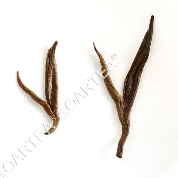 TeaHELLOYOUNG 100g Supreme Yunnan Black Tea Fengqing Dian Hong Snail Golden Buds