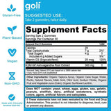3 Pcs Goli Nutrition Ashwagandha Gummies Mixed Berry 60 Count Gummies-USA