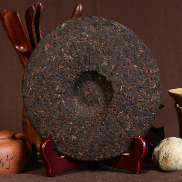 Ruyi * Year Yunnan Longrun Tea Puer Ripe Shu Pu-erh Tea Pu'er Cake 357g