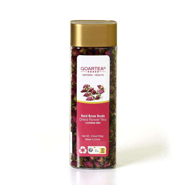HELLOYOUNG 100g Red Rose Bud Dried Edible Petal Flower Chinese Herbal Tea