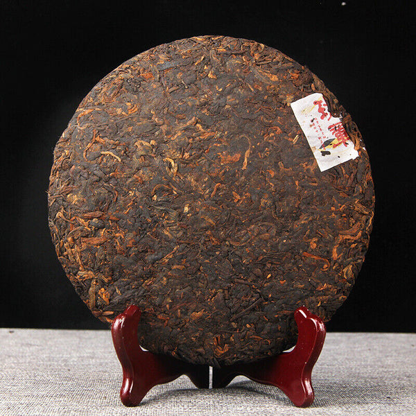 710g Yunnan Ripe Puerh Tea Banzhang Old Pu-erh Cooked Tea Cake Organic Pu'er Tea
