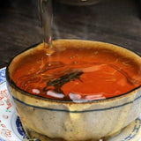 357g Yunnan Qizi Pu'er Cake Tea Menghai 7542 Pu-erh Sheng Tea Raw Puerh Tea