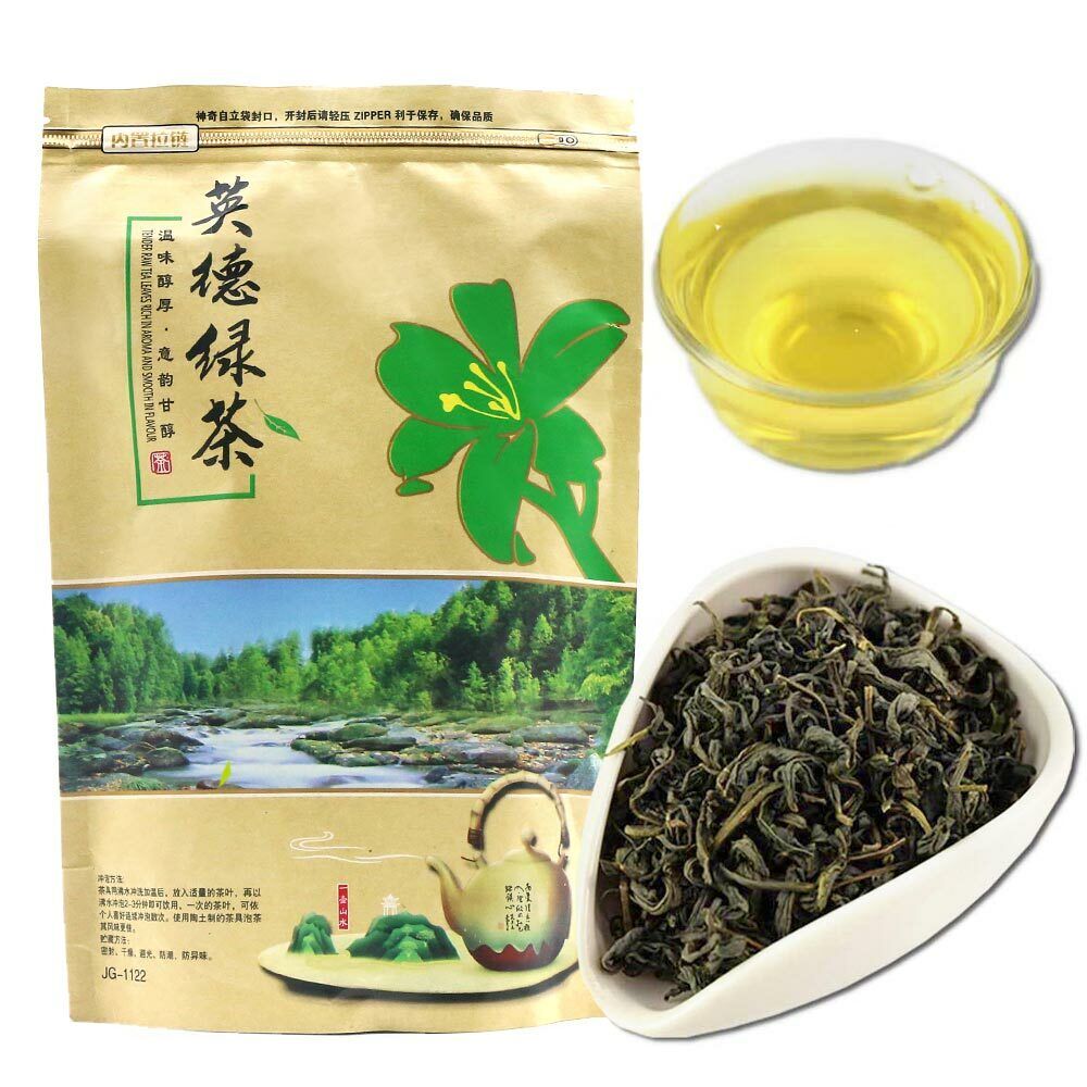Fresh Yingde Green Tea Chinese Te Nature Food Green Tea Bag Packaging 250g Main image