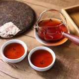 357g Yunnan Palace Ripe Pu-erh Tea Cake Aged Puerh Cooked Tea Old Pu'er Tea