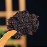 357g Yunnan Puerh Ripe Tea Cake Bangpen Old Tree Pu-erh Cooked Tea Old Pu'er Tea