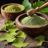 Ginkgo Leaf Powder Organic Ginkgo biloba 100% Pure Nootropic Tinnitus Memory 1oz