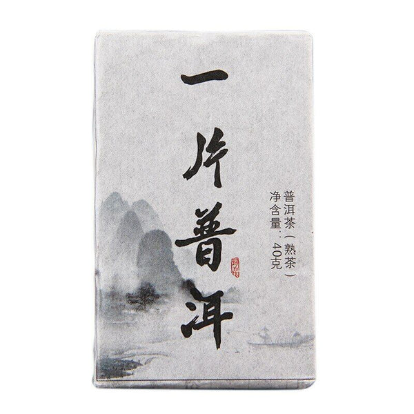 Chinese Yunnan Ancient Tree Shu Puerh Mini Puerh Brick Instant Ripe Puer 40g/pc