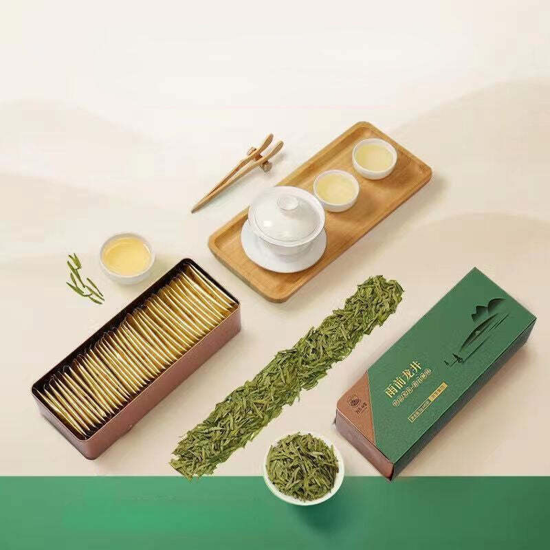 Shifeng Longjing Organic Green Tea Before Spring Rain Dragon Well Green Tea 80g Main image