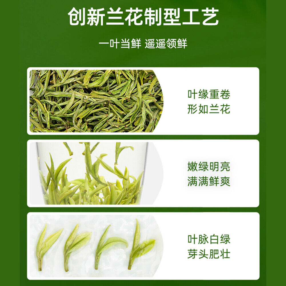 100g Green Tea Health Anji Baicha White Tea艺福堂安吉白茶 明前精品 EFU12+ 天仙白新茶 珍稀嫩芽春绿茶
