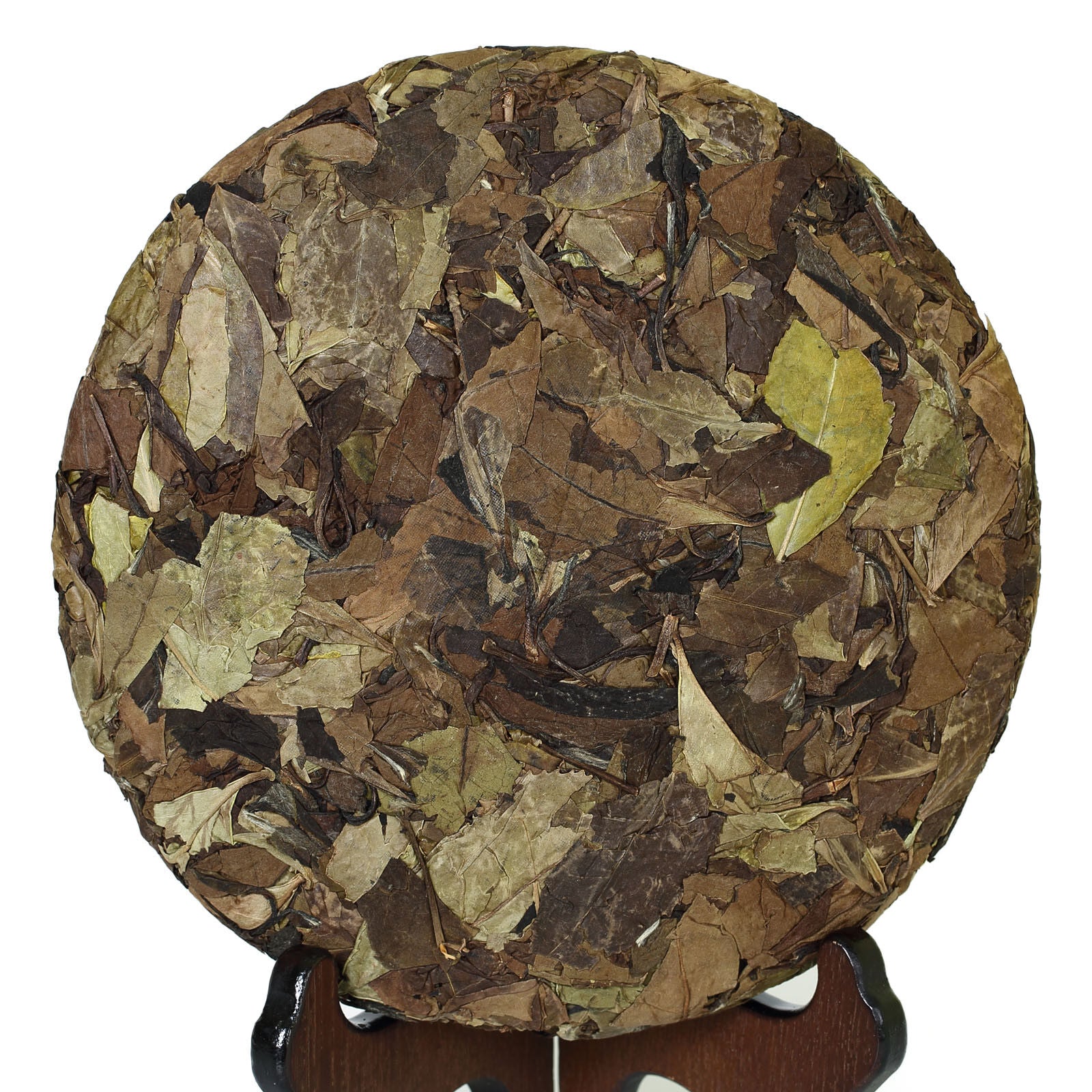 Year 300g Fuding Remote Mountain Wild Spring Leaf Slice Aged Cake White Tea
