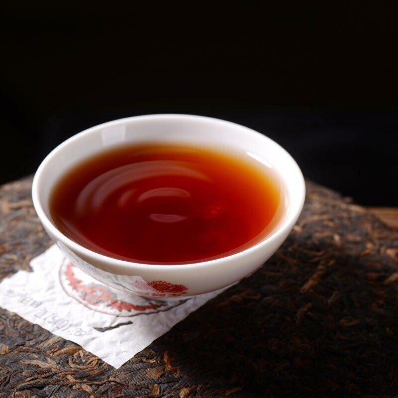 Old Comrade Haiwan Shu Puer Tea LaoTongZhi 9978 Batch 191 Ripe Puer 357g