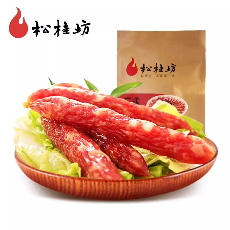 Songguifang Cantonese Style Sausages LACHANG 400g 松桂坊广东广式香肠腊肉微甜 Secondary image
