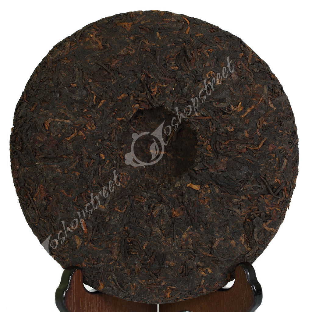 yr 357g Yunnan Laomane Banzhang Pure Flavor Cake Ripe Puer Pu'er Puerh Tea