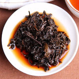 357g Hu Po Chun Amber * Haiwan Old Comerade Puer Tea Cake Ripe Pu-erh Shu Tea