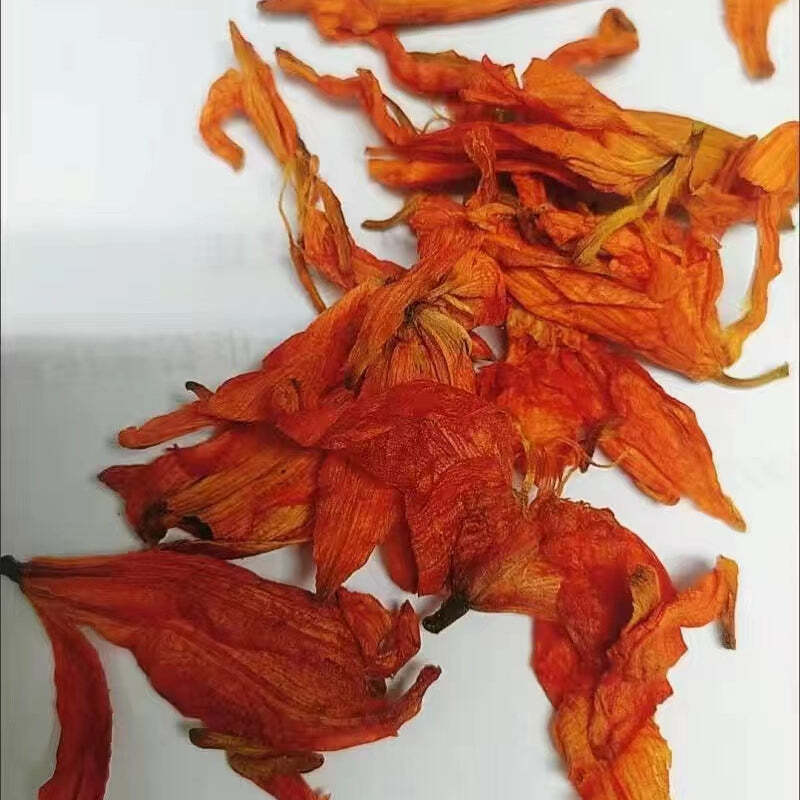 250g Chinese Flower Tea Lily Dried Herbal Flower Tea Help Sleep Herbs Floral Tea