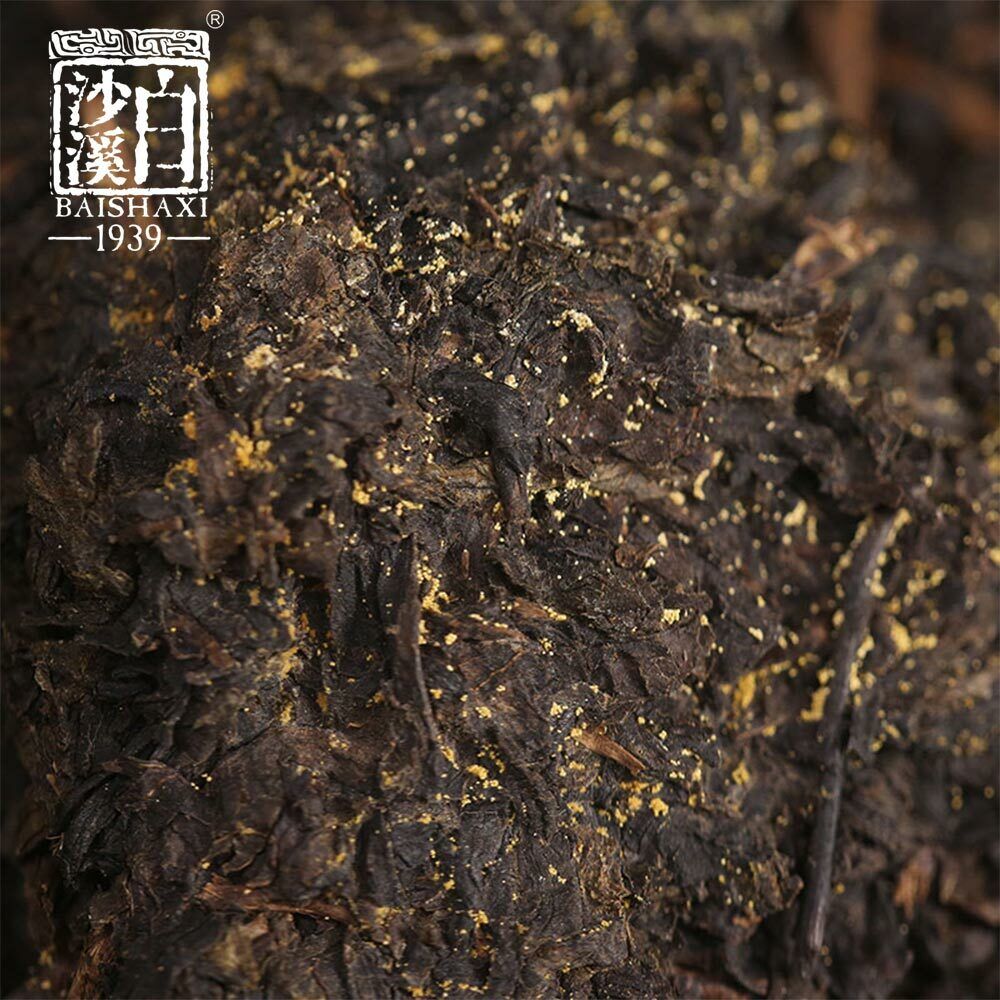 318g Baishaxi Hei Cha Royal Fu Cha Dark Tea Golden Flower Tea