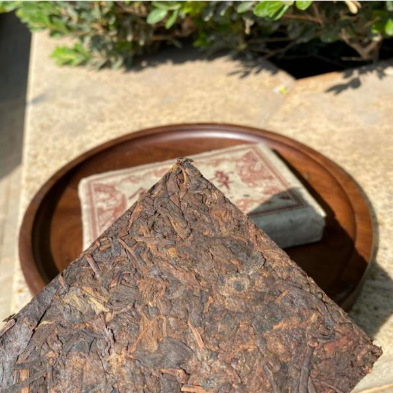 200g Ripe Puerh Tea Brick Golden Banzhang Pu-erh Cooked Tea Organic Pu'er Tea