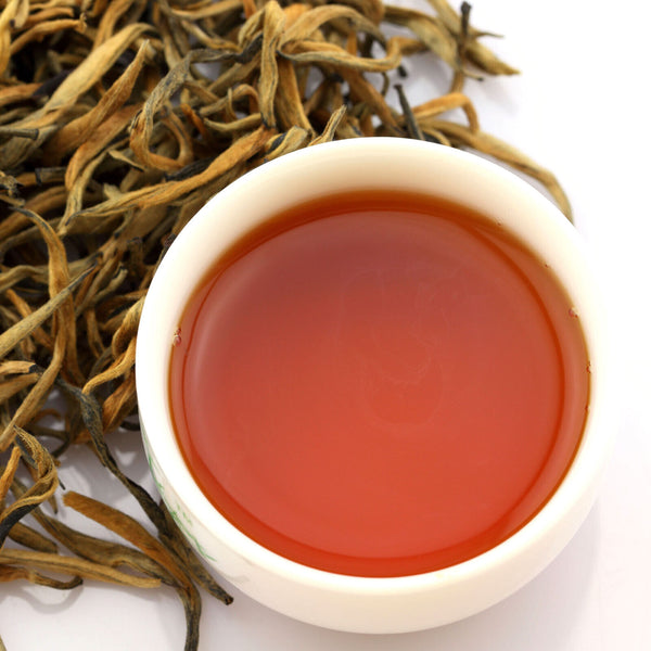 TeaHELLOYOUNG 100g Nonpareil Supreme Yunnan Black Tea Chinese Fengqing DianHong Bud