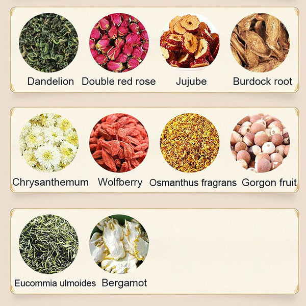 Daily Liver Nourishing Tea Liver Protecting Tea 18 Flavors Liver Care Tea 30pack