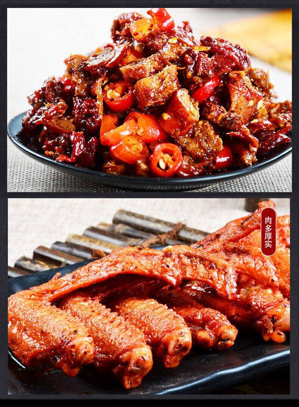 Chinese Snack box Asian korean japanese 64PCS local specialty duck neck vacuum
