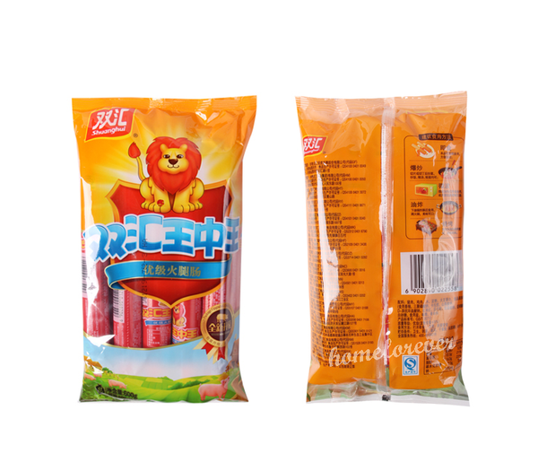 Shuanghui Ham Sausage 60g x 10Pcs Chinese Snack Specialty Food双汇优级火腿肠 60克x10支