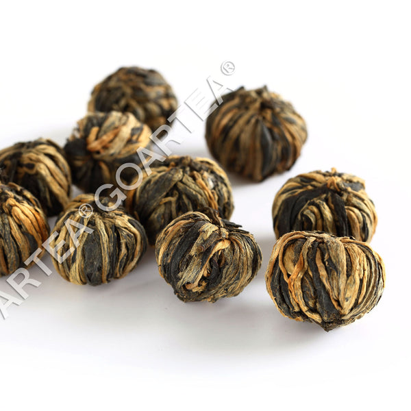 TeaHELLOYOUNG 100g Nonpareil Supreme Yunnan Black Tea Dragon Pearl Dian Hong Ball