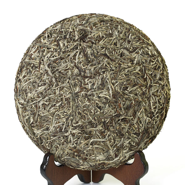 Year 300g Supreme Silver Needle White Tea Cake Fuding Bai Hao Yin Zhen Tips