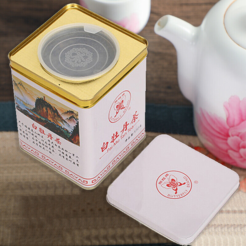 100g Butterfly CHINATEA Old Tree White Peony White Tea Bai Mu Dan Loose Leaf Secondary image