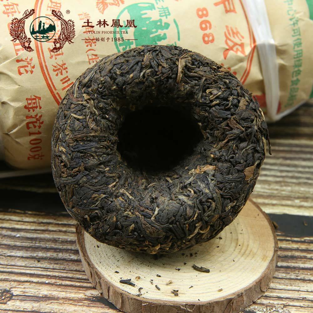 Tulin Raw Pu-erh Tea Jia Ji Tuo 868 Sheng PuerTuocha 100g/3.52oz