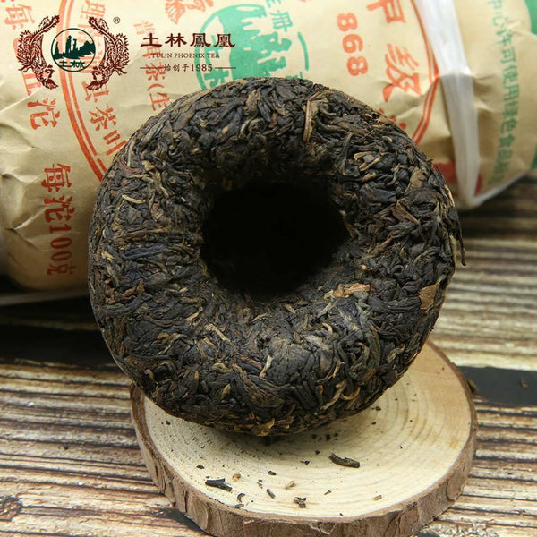 Tulin Raw Pu-erh Tea Jia Ji Tuo 868 Sheng PuerTuocha 100g/3.52oz