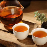 250g Yunnan Cooked Pu'er Tea Laomane Puerh Ripe Tea Brick Aged Pu-erh Black Tea