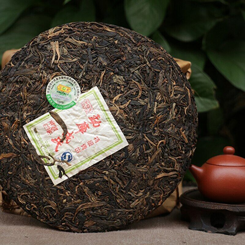 Year Mengku Rongshi Shen Puer Speciality Ching Bing 400g Raw Puer Tea Cake Secondary image
