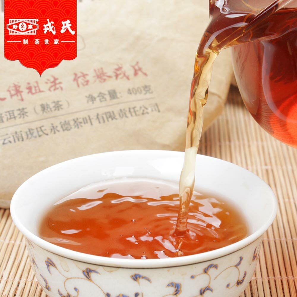Mengku Rongshi Puer Mu Ye Chun 3 Years Aged Shu Purerh Cake 400g