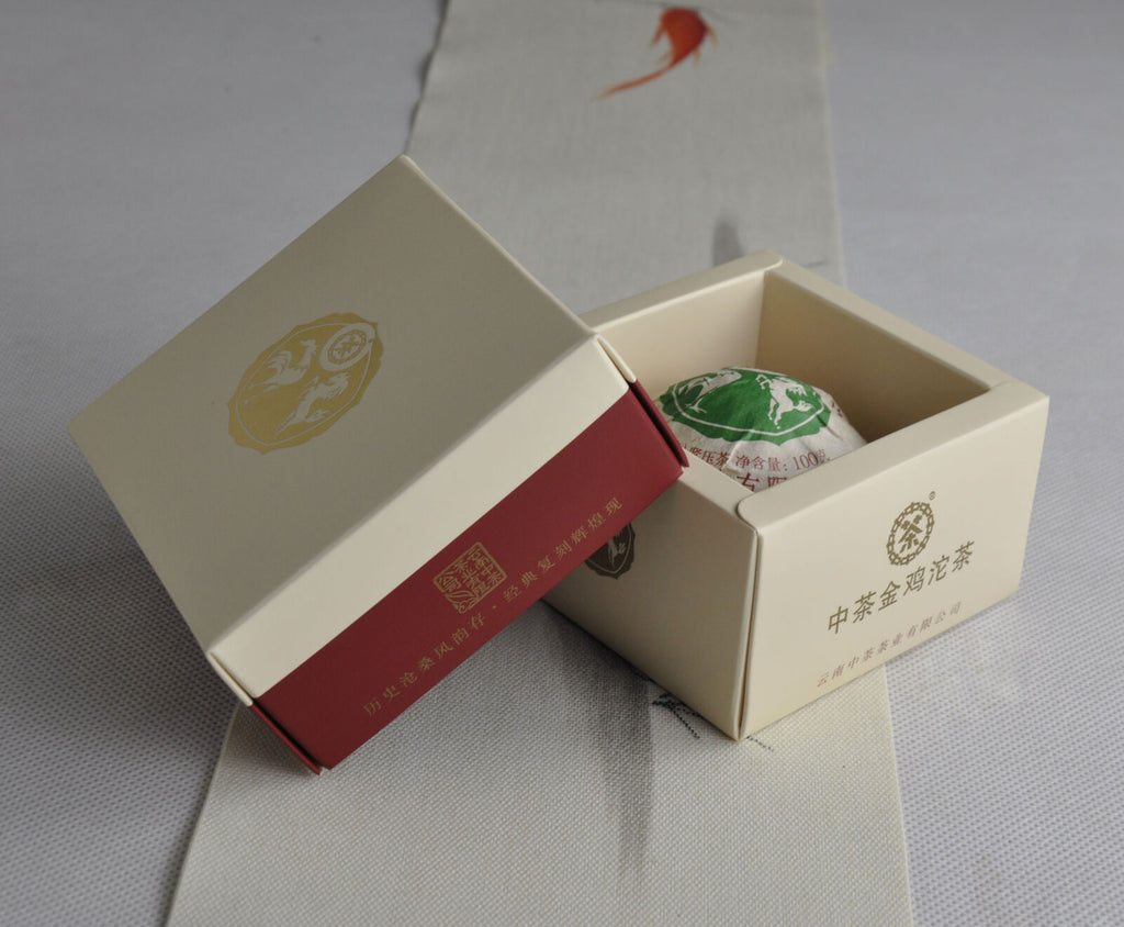 CHINA TEA Golden Rooster Tuo Tea Pu-erh Tea Tuocha 100g Ripe Pu'er Tea