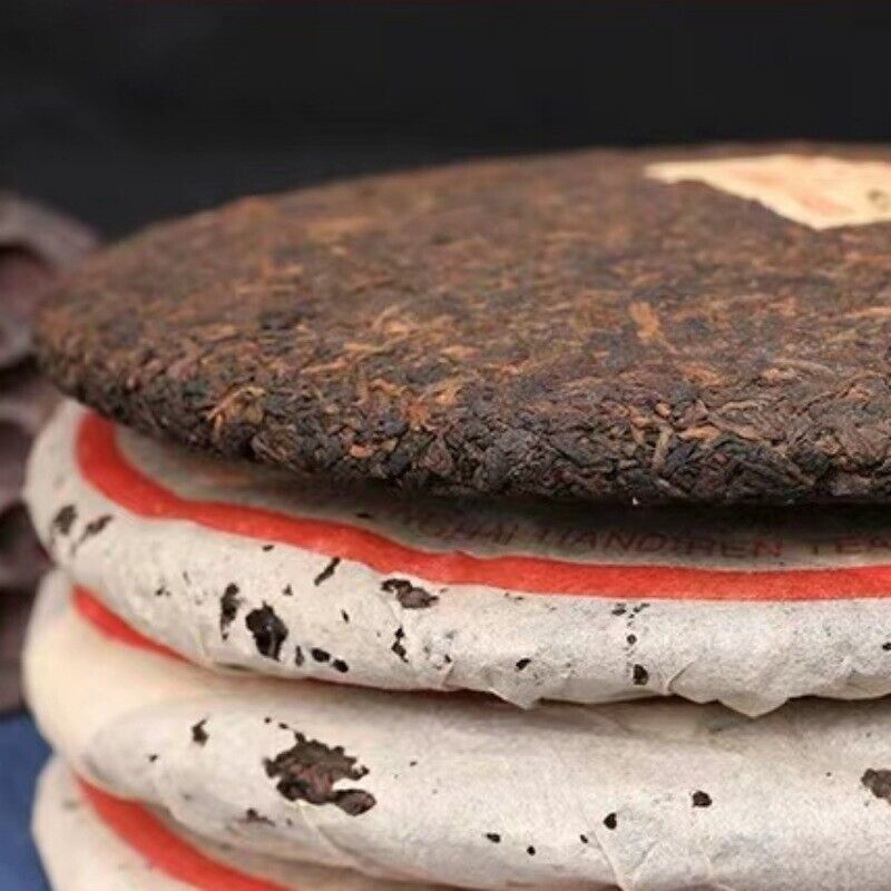 357g Yunnan Qizi Pu-erh Cake Tea Super Grade Ripe Pu'er Tea Shu Puerh Tea