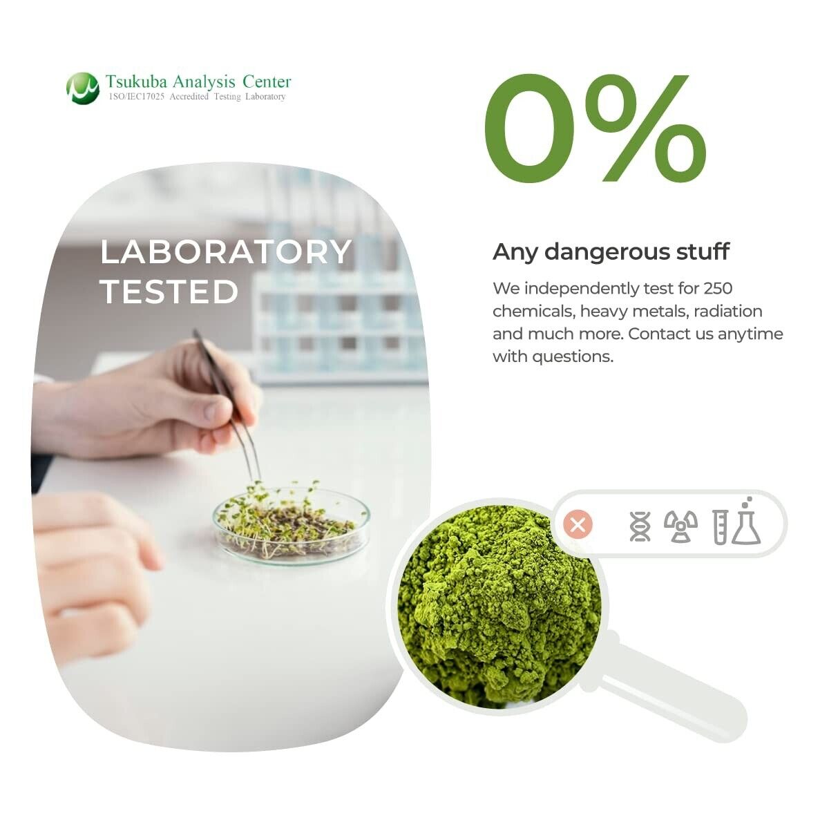 100% Pure Japanese Culinary Matcha Green Tea Powder Organic nonGMO Vegan, 80 g Secondary image