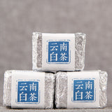 4 Pieces*5g/bag 100g Chinese White Tea 2020 Mini Yunnan Bai Cha Tea Small Cake