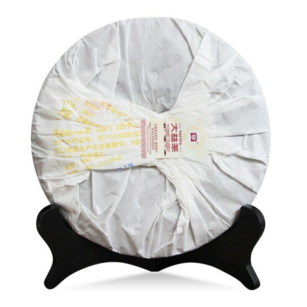 TAETEA Tea Ripe Tea Dayi 8592 Batch 1801 Pu Erh 357g