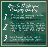5 BOXES Pure Organic Barley Powdered Drink Mix - FREE SHIPPING