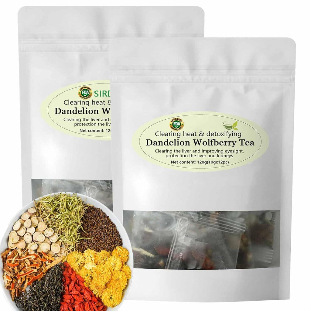 Dandelion Wolfberry Organic Kidney Liver Chinese Tea Chicory and Gardenia Tea