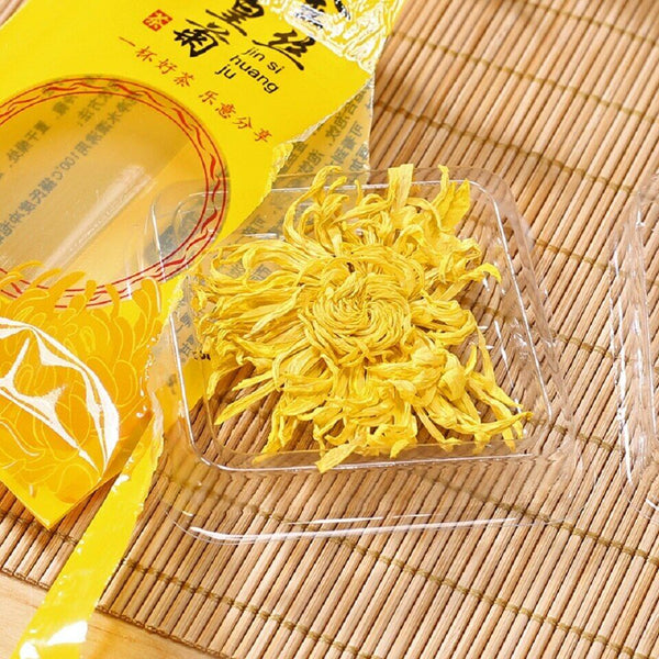 100 Blooms Chrysanthemum Tea Flower Blossom Cooling Healing Golden Floral Tea