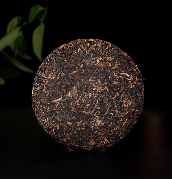 Bajiaoting Valley Flower Tea Raw Pu'er KONG QUE ZHI XIANG QI ZI BING 357g