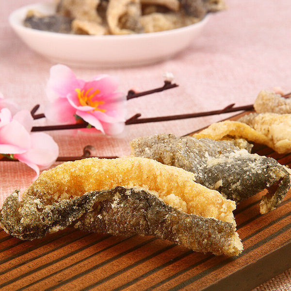 60gx3 Chinese Specialty Snacks Fishskin Crispy Seafood 自然派 矶烧鱼皮 即食零食香辣味香脆鱼皮香酥海鲜