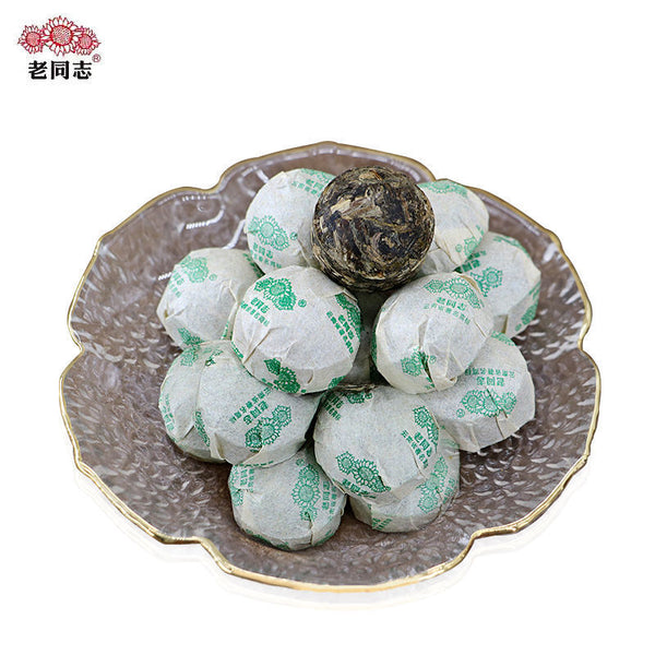 HAIWAN Old Comrade Qiao Mu Tuo Pu-erh Tea Tuo Raw Puer Mini Lao Tong Zhi