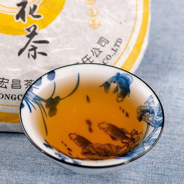 Pu-erh Aged Raw Puer Tea 357g Yunnan Lincang Ancient Tree Puerh Gu Hua Cha