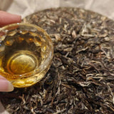 357g Yunnan Sheng Pu-erh Tea Cake Duoyi Gao Gan Raw Puerh Cake Tea Pu'er Raw Tea