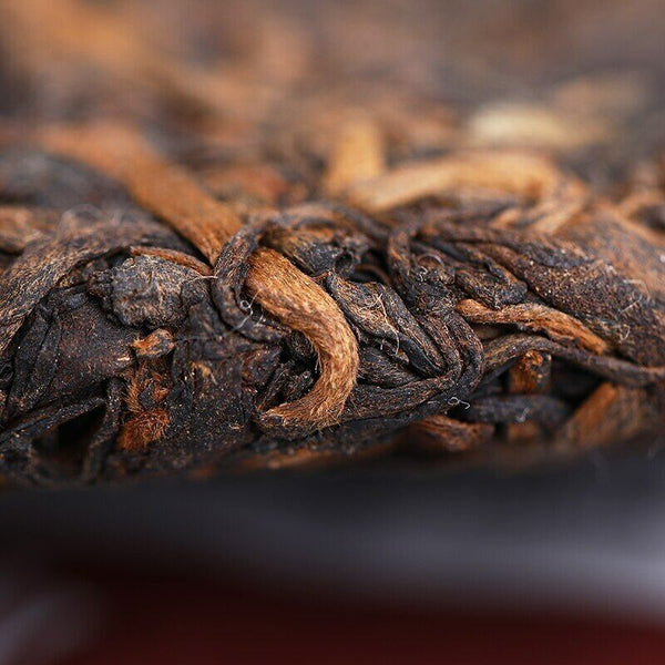 LaoTongZhi Mellow Cake Batch 181 Ripe Puer Yunnan Old Comrade Shu Puerh Tea