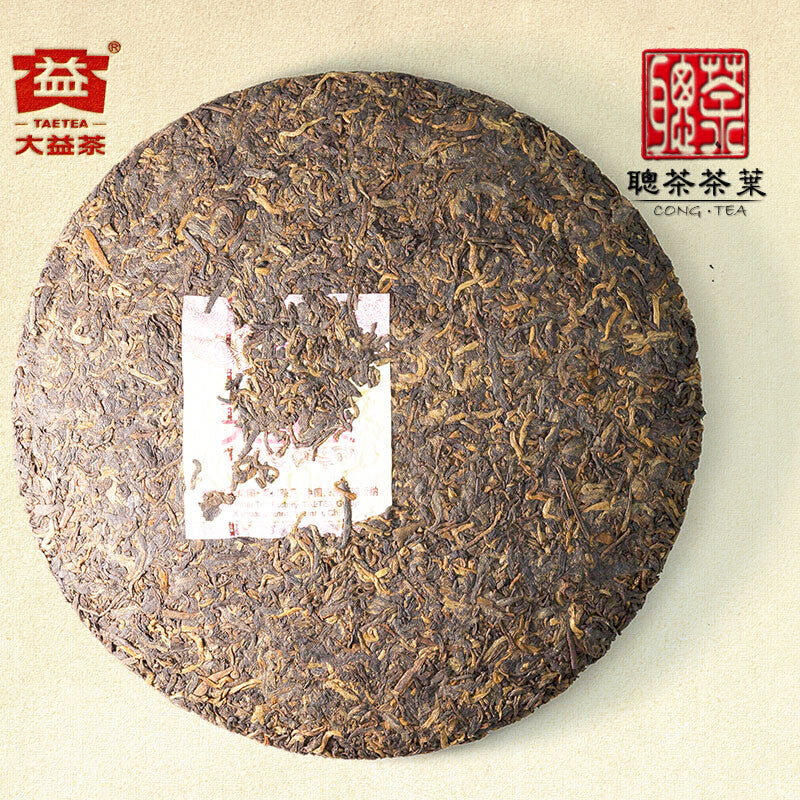 CIFbuy 2015 Year TAETEA Pu'er 7672 Dayi Chi Tse Beeng Shu Puerh Cake Ripe Puer Tea 357g